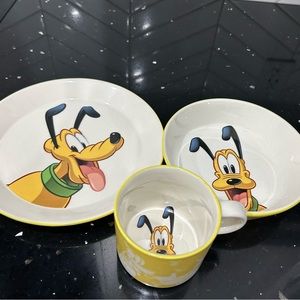 Disney Pluto child set by Royal Doulton